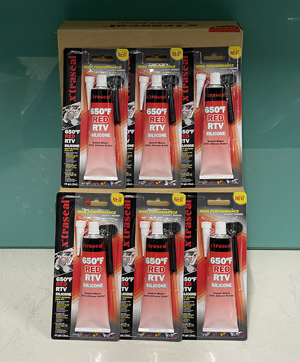 Keo tạo gioăng chịu nhiệt X’traseal 650°F Red RTV Silicone 85gr