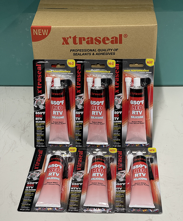 Keo tạo gioăng chịu nhiệt X’traseal 650°F Red RTV Silicone 85gr