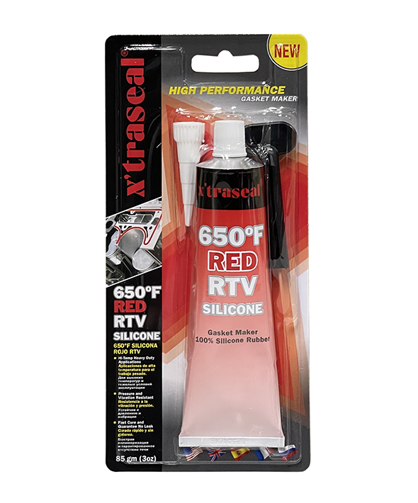 Keo tạo gioăng chịu nhiệt X’traseal 650°F Red RTV Silicone 85gr