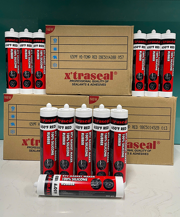 Keo tạo gioăng chịu nhiệt X’traseal 650°F Red RTV Silicone 300gr