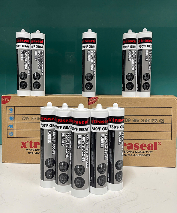 Keo tạo gioăng chịu nhiệt X’traseal 750°F Gray RTV Silicone 300gr