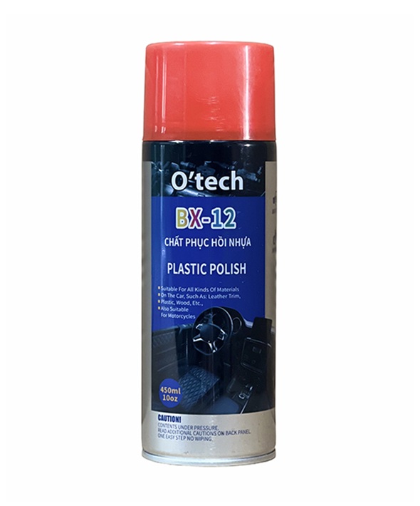 Bình xịt làm bóng nhựa O’tech BX-12 Plastic Polish 450ml
