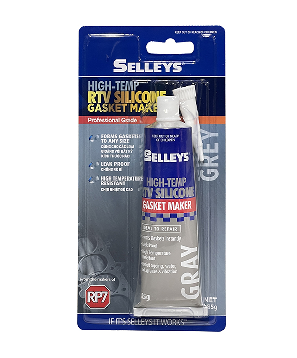 Keo chịu nhiệt Selleys Grey High-temp RTV Silicone 85gr