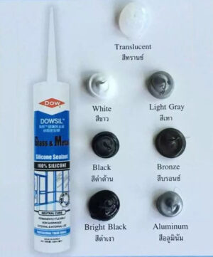 Keo Dowsil Glass & Metal Silicone Sealant