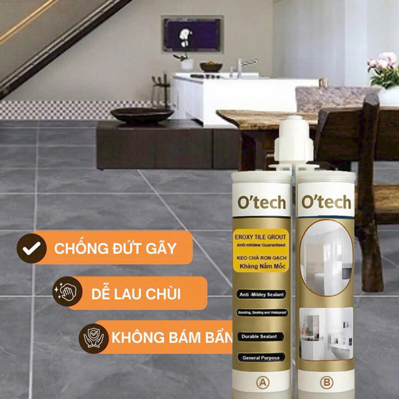 Keo Chà Ron Gạch O’tech Epoxy 400ml: Giải Pháp Tối Ưu Cho Mạch Gạch Bền Đẹp